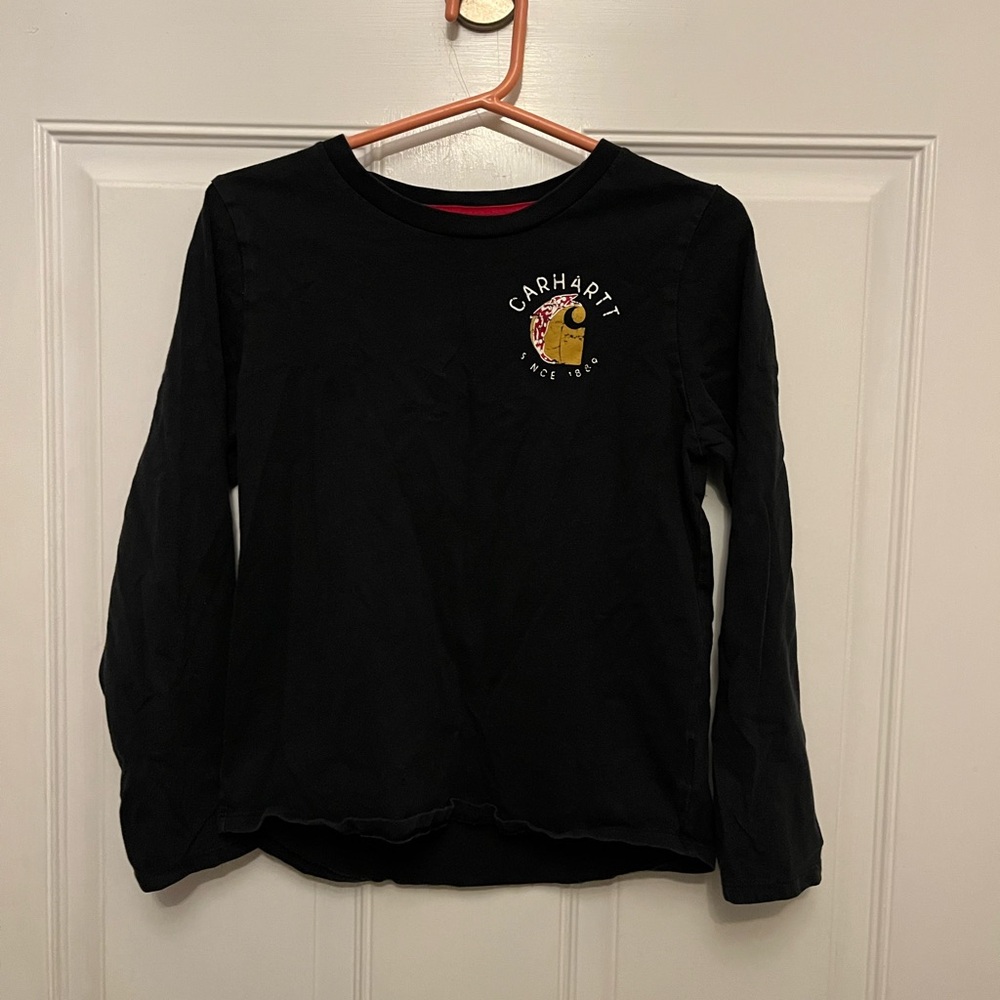 Carhartt Kids Black Long Sleeve Tee